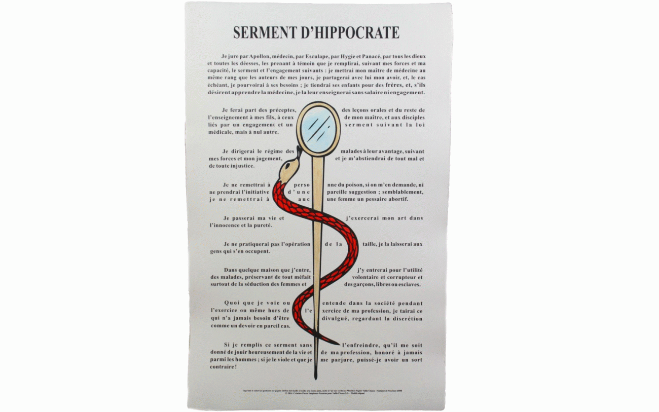 serment d'ippocrate